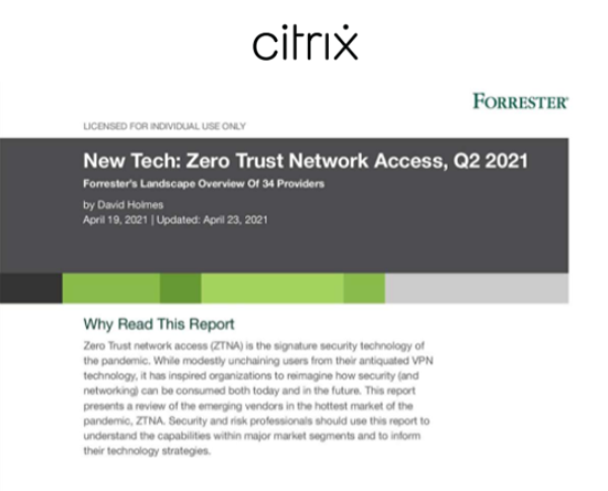 New Tech: Zero Trust Network Access