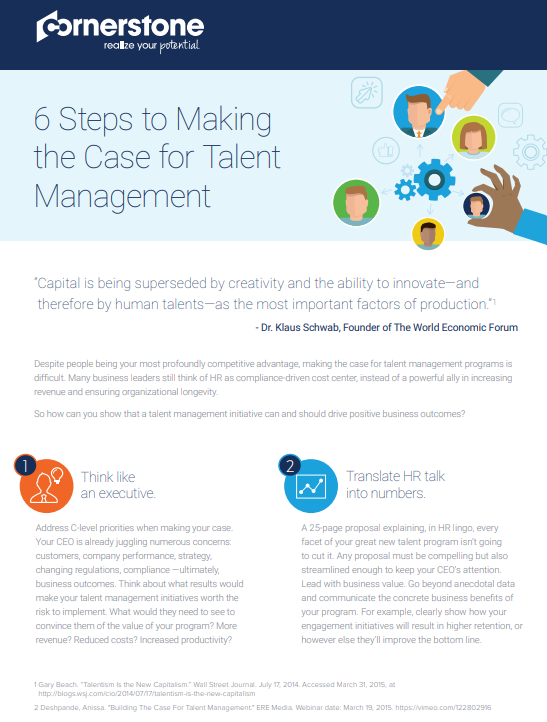 6 Steps to Making the Case for Talent Management