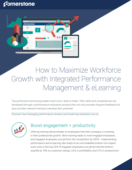 How to Maximize Workforce Growth with Integrated Performance Management and eLearning