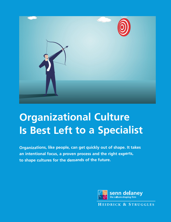 Organizational Culture Is Best Left to a Specialist