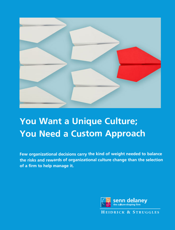You Want a Unique Culture; You Need a Custom Approach